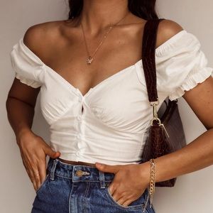 Princess Polly Abe crop top
